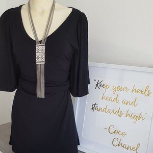 Collective Concept V Neck Dress